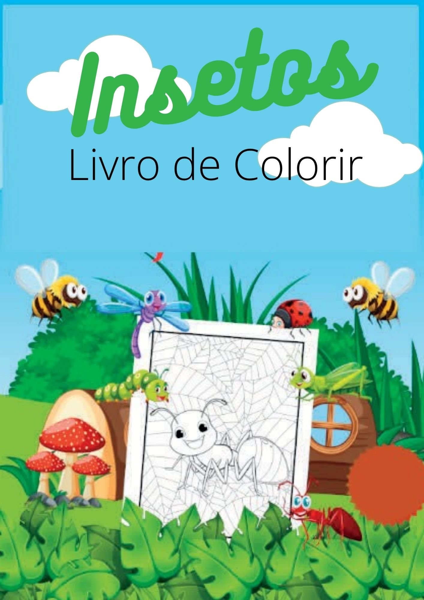 Livro de colorir Insetos