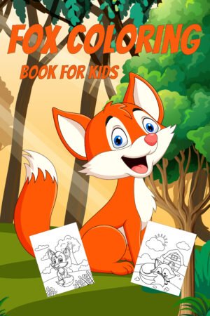 Livro de colorir a raposinha