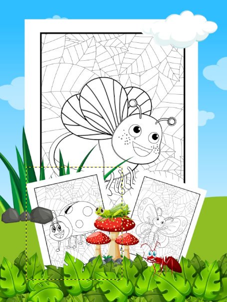 Livro de colorir Insetos - Imagem 2