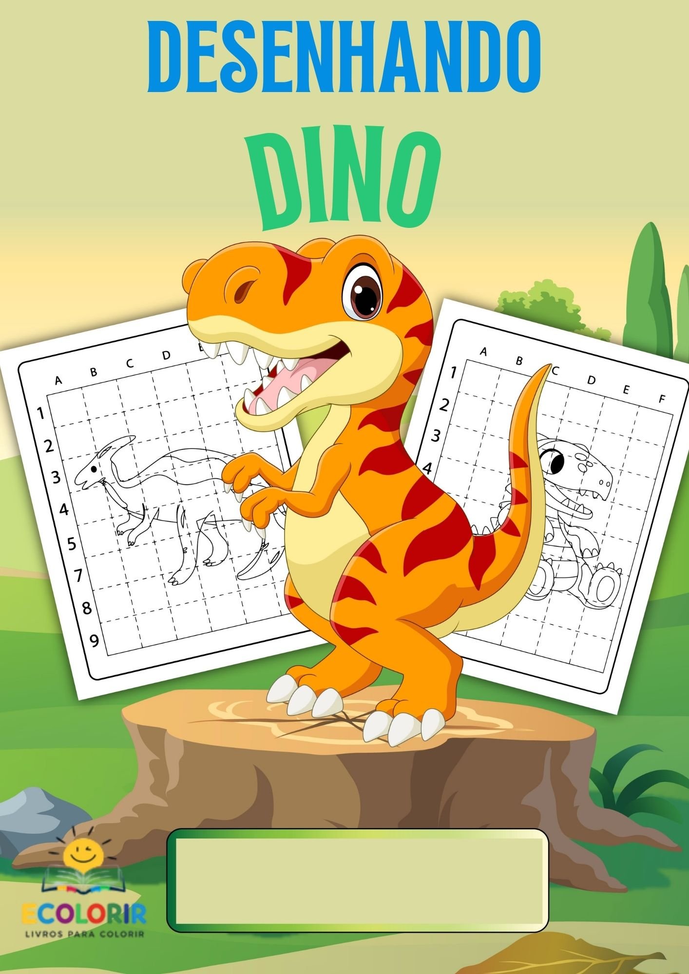 Livro de Colorir Dino